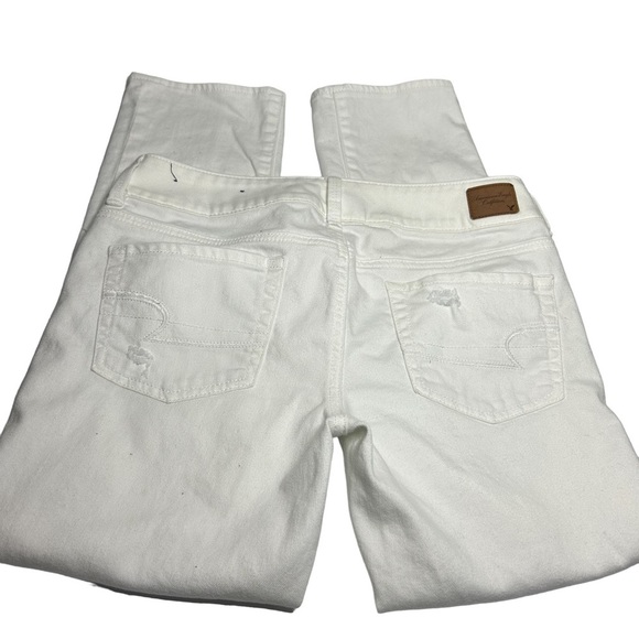 American Eagle Next Level Stretch Distressed Skinny Jeans Womens 4 - Picture 3 of 12